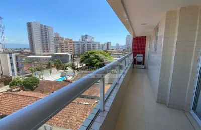 Apartamento na aviação, 2 dormitórios, terraço gourmet, lazer, confira em praia grande.