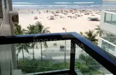 Apartamento na aviação 2 dormitório com suite, prédio frente mar. só na imobiliária em praia grande.