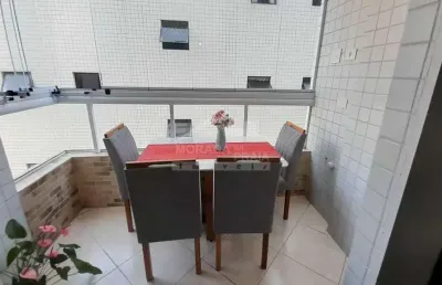 Apartamento , 2 dormitórios, sacada, no caiçara, só na imobiliária em praia grande.