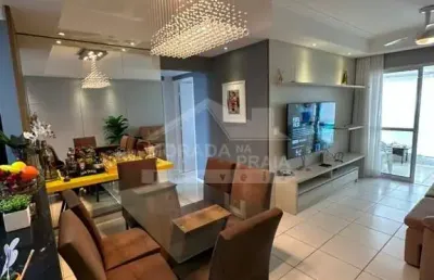 Apartamento frente ao mar na mirim, 2 dormitórios, só na imobiliária em praia grande.