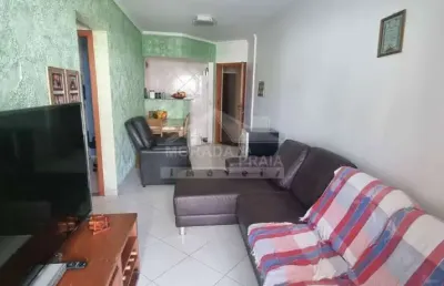 Apartamento de 2 dormitorios sacada gormet, vista p/ mar, aviação, praia grande, sp.