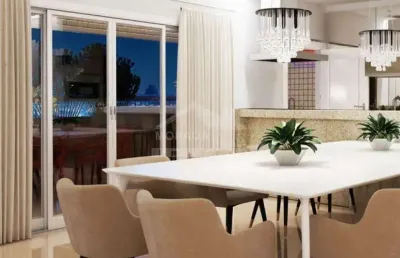 Apartamento zero quilômetro na aviação, 2 dormitórios, 2 vagas, lazer, confira em praia grande.