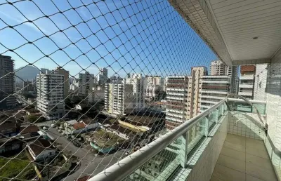 Apartamento na vila guilhermina, 2 dormitórios, 1 suíte, 1 vaga, lazer, confira em praia grande.