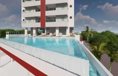 Comprar lançamento 2 dormitórios (1 suíte) no caiçara. só na imobiliária em praia grande.