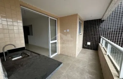 Apartamento na aviação, 2 suítes, terraço gourmet, 2 vagas, só na em praia grande.