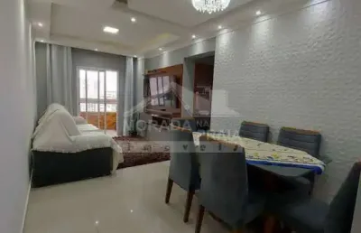 Apartamento na ocian, 2 dormitórios, sacada, piscina, só na imobiliária em praia grande.