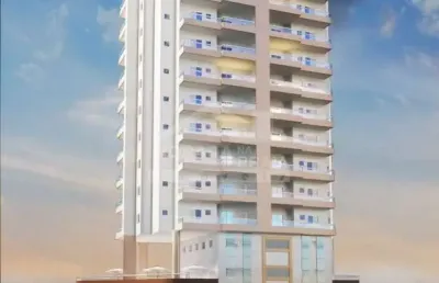 Apartamento 2 dormitórios na aviação, lazer, vista mar.  só na imobiliária em praia grande