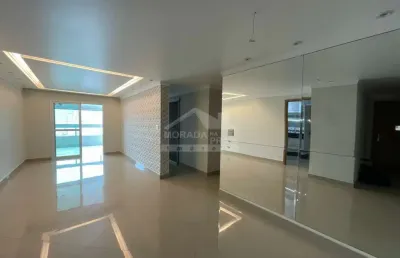 Apartamento na guilhermina, 4 suítes, 3 vagas, lazer, confira na imobiliária em praia grande.