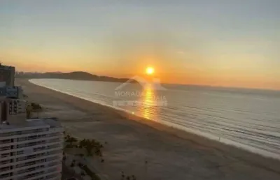 Apartamento frente ao mar na aviação, 3 dormitórios, lazer, confira na imobiliária em praia grande.