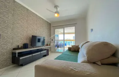 Apartamento 2 dormitório, mobiliado a 300m da praia na vila tupi - praia grande