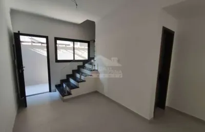 Sobrado em condomínio fechado na vila sônia, 2 dormitórios, confira em praia grande.