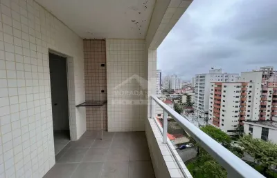 1 dorm com ampla vista mar, ampla sacada gourmet, andar alto na aviaçâo!