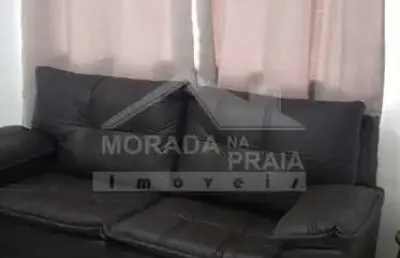 Apartamento de 01 dormitório na aviação, semi mobiliado. confira na imobiliária em praia grande.