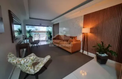 Apartamento mobiliado na guilhermina, 2 vagas demarcadas, só na sua imobiliária em praia grande.
