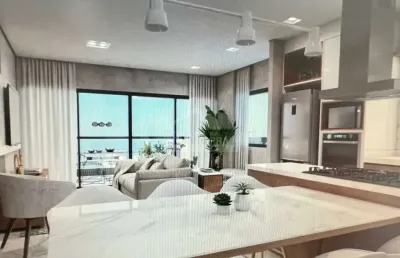 Cobertura duplex 4 suítes com 3 vagas de garagem, vista para o mar. lazer completo.