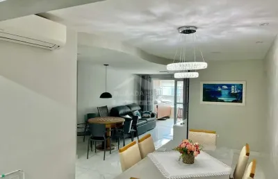 Apartamento de  3 dormitórios e 3 suítes na guilhermina -  praia grande