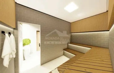 Apartamento novinho na guilhermina, 1 suíte, lazer, confira em praia grande.