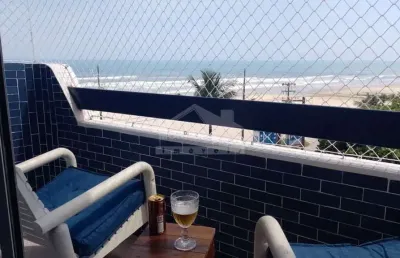 Apartamento mobiliado e vista mar, 1 dormitório, sacada, só na imobiliária em praia grande.