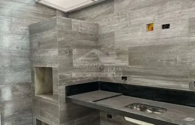 Residencial em condomínio fechado, 2 dormitórios com 2 suítes na guilhermina ( praia grande ).