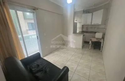 Apartamento no boqueirão, 1 dormitório, sacada, confira na imobiliária em praia grande.