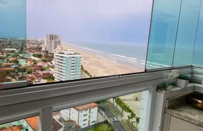 Apartamento de 2 dormitórios e 1 suíte com vista para o mar no flórida - praia grande!!!