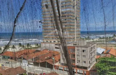 Apartamento zero quilômetro e frente mar no caiçara, 2 dormitórios, lazer, confira em praia grande.