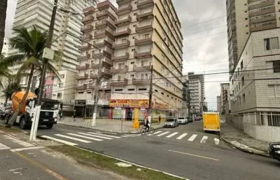 Apto amplo  c/ 1 dorm, prédio frente mar, confira na imobiliária em praia grande.