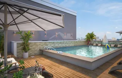 Lindo apartamento na aviação, 2 dormitórios (1 suíte), 1 vaga, na imobiliária morada na praia.