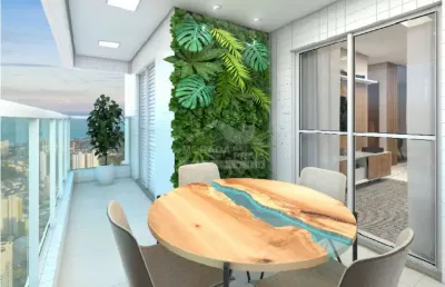 Apartamento novo no canto do forte, 2 dormitórios, 1 suíte, terraço gourmet, só em praia grande.