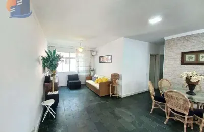 100 metros da praia, 02 dormitórios enseada - guarujá.