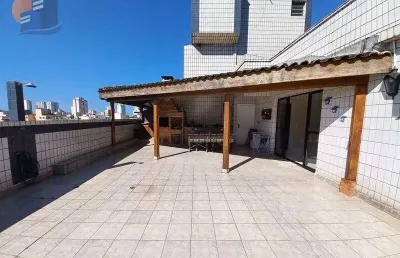 Cobertura com 2 quartos para alugar na Rua Antônio Santos Branco, Enseada, Guarujá