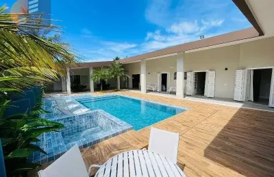 Casa com 6 quartos à venda na Avenida Kensei Tamayose, Jardim Acapulco, Guarujá