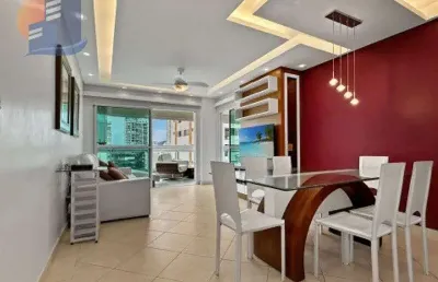 Apto alto padrão com 03 suites/varanda gourmet - praia da enseada - guarujá