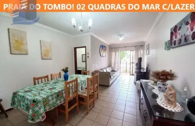 Oportunidade com lazer na praia do tombo  apenas 200 metros do mar!