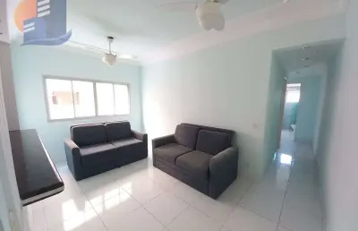 Apto á 200 metros da praia/02 dormitórios, portaria 24h!