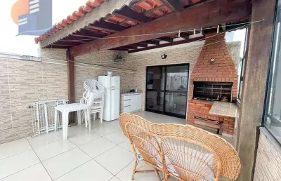 Cobertura com 3 quartos para alugar na Avenida Gérson Maturani, Enseada, Guarujá