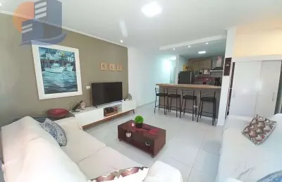 Reformado! 01 quarto/02 banheiros e 02 vagas de garagem!
