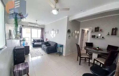 Localização privilegiada c/sacada/03 dorms na praia da enseada - guarujá!