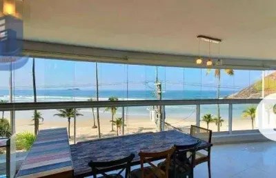Apartamento com 3 quartos, 206 m², frente a praia da enseada