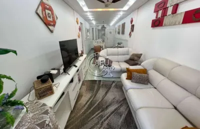 Apartamento no canto do forte 100m da praia 3 dormitórios