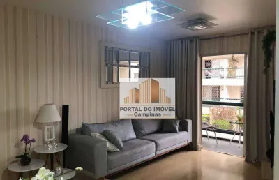 Apartamento com 3 dormitórios à venda, 98 m² por r$ 640.000,00 - jardim flamboyant - campinas/sp