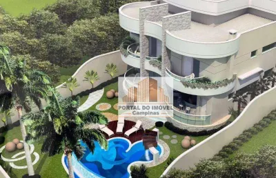 Casa no condomínio  alphaville 4 dormitórios 4 suítes por r$ 3.300.000,  em campinas-sp-