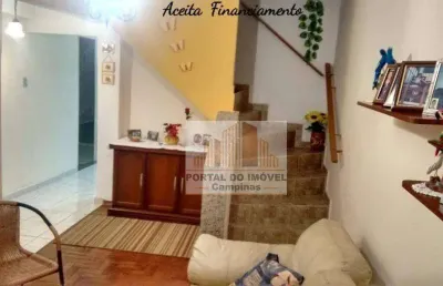 Casa com 3 dormitórios à venda, 107 m² por r$ 450.000,00 - vila iapi - campinas/sp