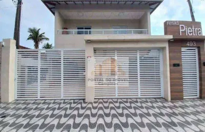 Casa na praia com 2 dormitórios à venda, 61 m² por r$ 300. jardim imperador - praia grande/sp