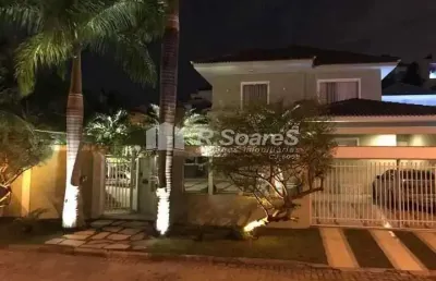 Casa em condomínio fechado com 4 quartos à venda na rua ipadu, jacarepaguá, rio de janeiro, 500 m2 por r$ 2.189.000