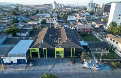 Barracão / galpão / depósito à venda na rua xavier da silva, alto são sebastião, paranaguá, 1440 m2 por r$ 7.990.000