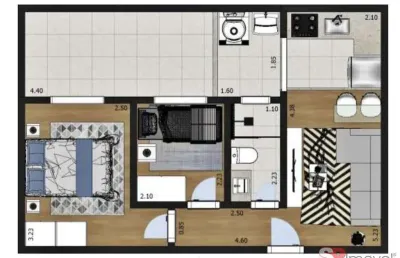 Casa com 2 quartos à venda na vila nova mazzei, são paulo , 45 m2 por r$ 280.000