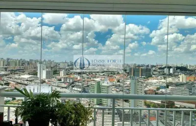 Excelente apartamento com 1 dormitório com varanda gourmet no brás