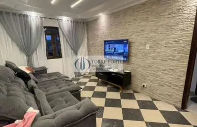 Sobrado com piscina, 3 dormitórios, 3 vagas de garagem, jardim vila rica