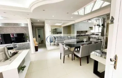 Apartamento mobiliado, 3 suítes, 2 vagas, 147 m2, jardim anália franco